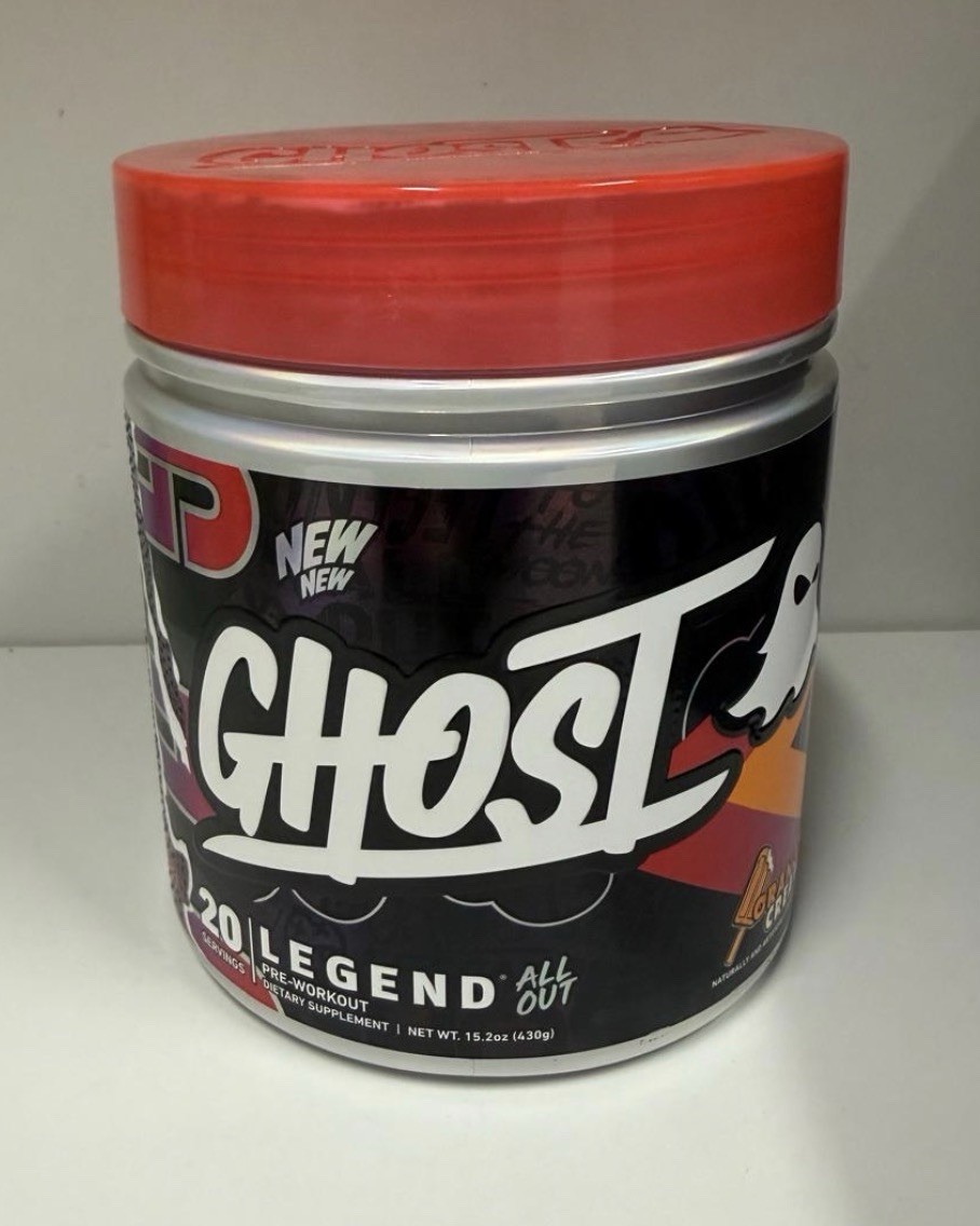 Ghost Legend All Out V2 Pre-Workout Powder Orange Cream – 20 Serv Exp 09/2026
