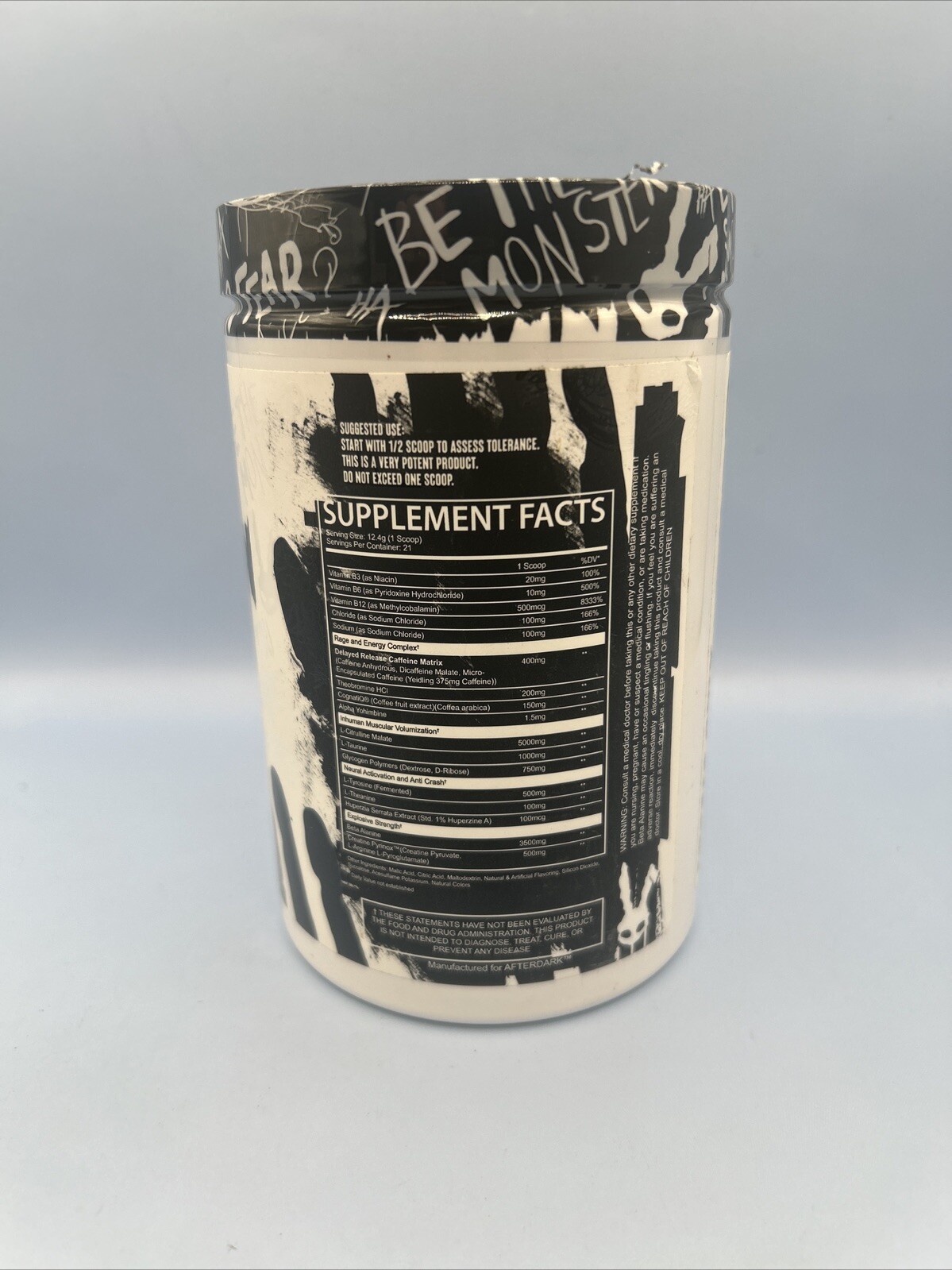 Inhuman Pre-Workout 21 Servings Orange Creamsicle