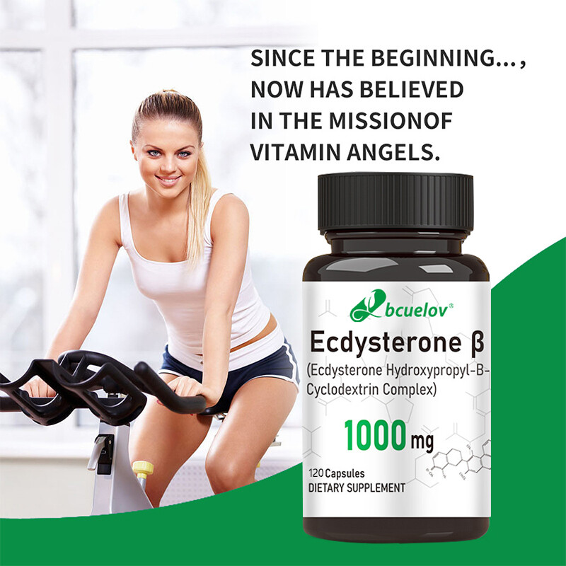 Ecdysterone 1000mg Supplement for Maximum Muscle Growth and Recovery 30/60/120pc