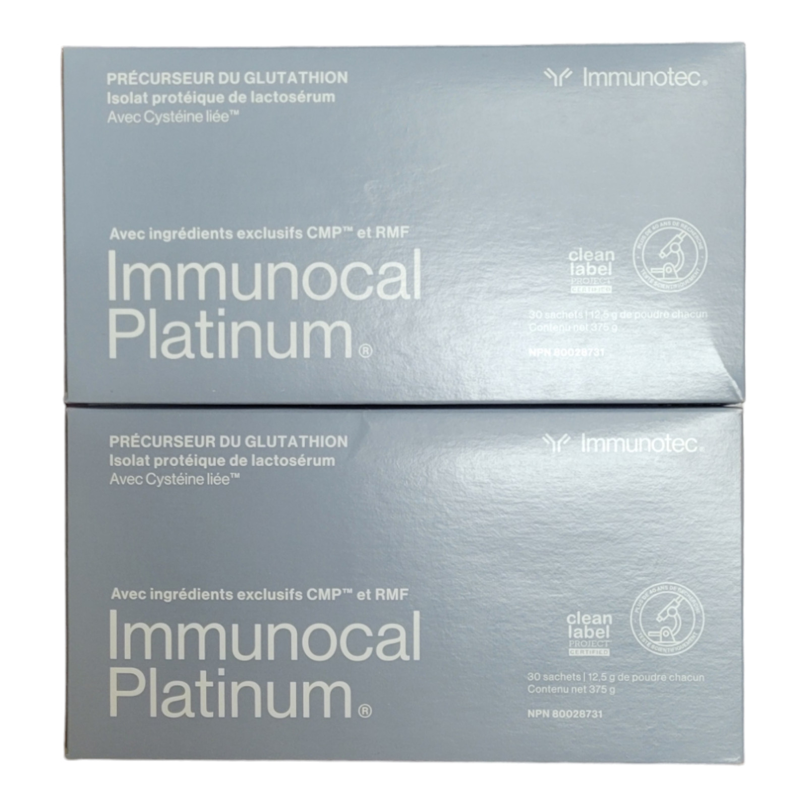 Immunotec Immunocal Platinum Glutathione Precursor (2 Packs) – Exp: 9/2028