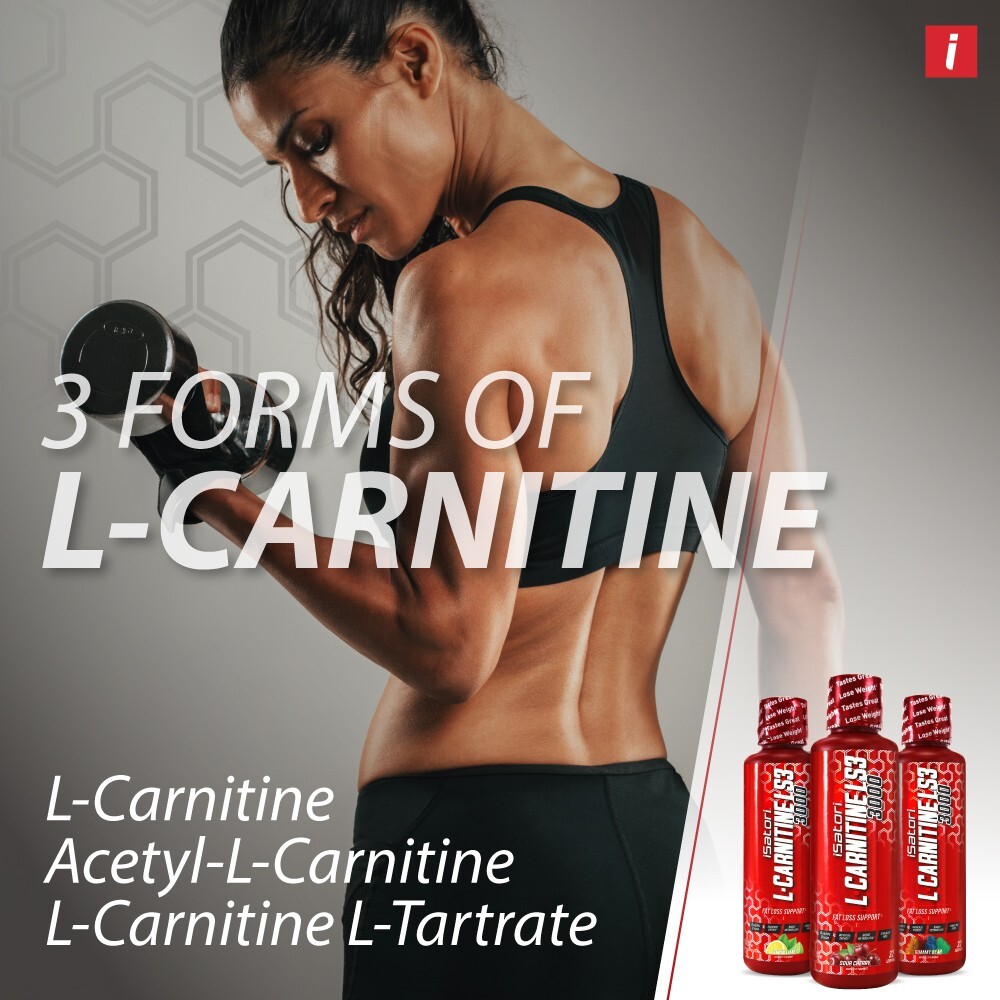 L-CARNITINE LS3 3000 Fat Loss – Metabolism Activator – Sour Cherry (32 Servings)