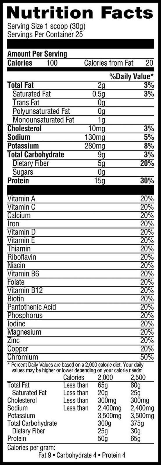 ZERO, 100 Calorie Protein Powder, Chocolate, 15G Protein, 1.65 Pound, 25 Serving