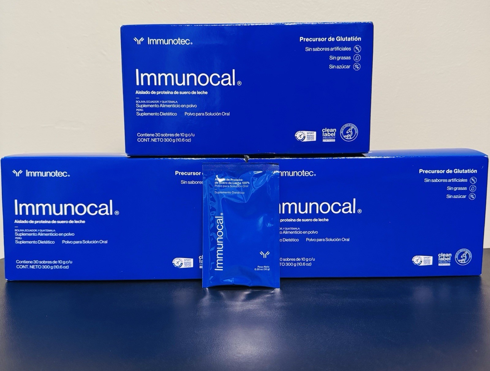 Immunocal Classic Blue Regular Glutathione Precursor, 90 Pouches by Immunotec
