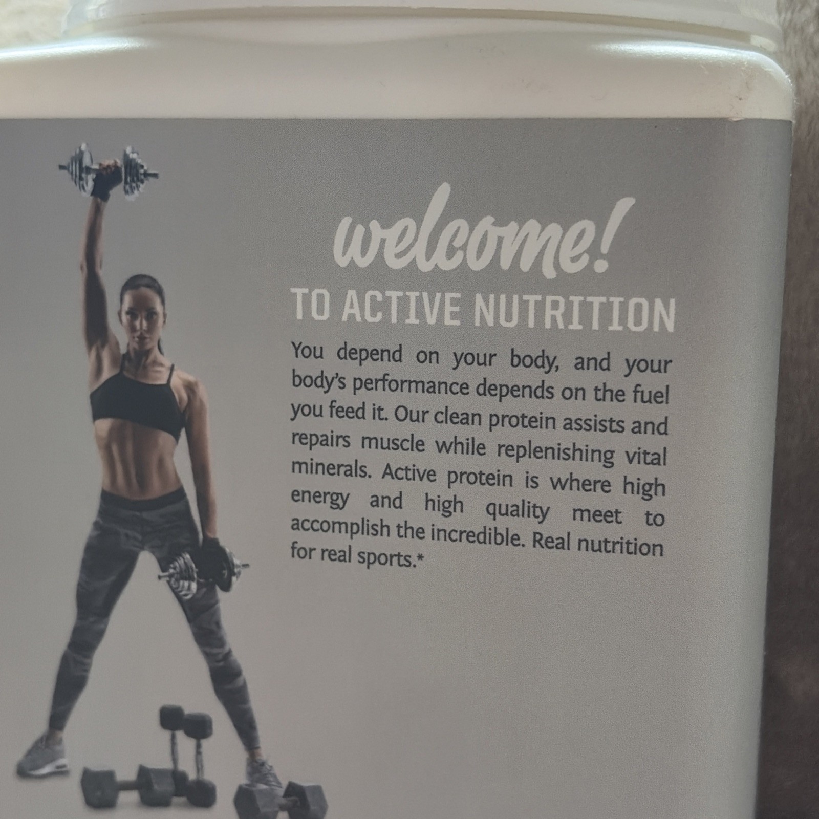 Sunwarrior Sport Organic Active Protein Vanilla 2.2lbs/1kg Exp6/26 No Return