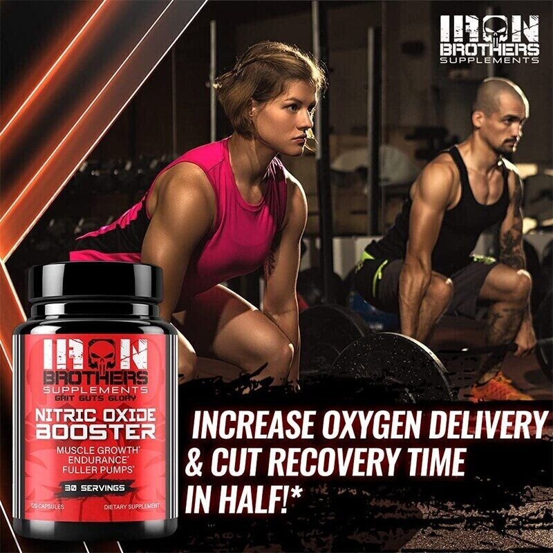 Nitric Oxide Booster Enhancement Supplements Enhanced Performance 30-120 Pills