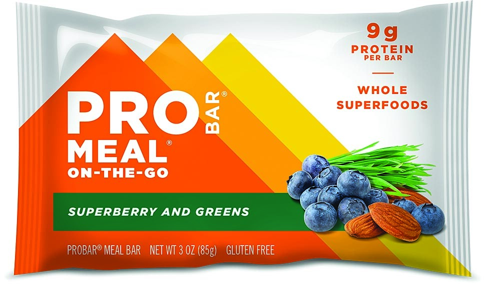 Probar Superberry/Greens Meal Bar – Nutritious Energy Food Pack of 12