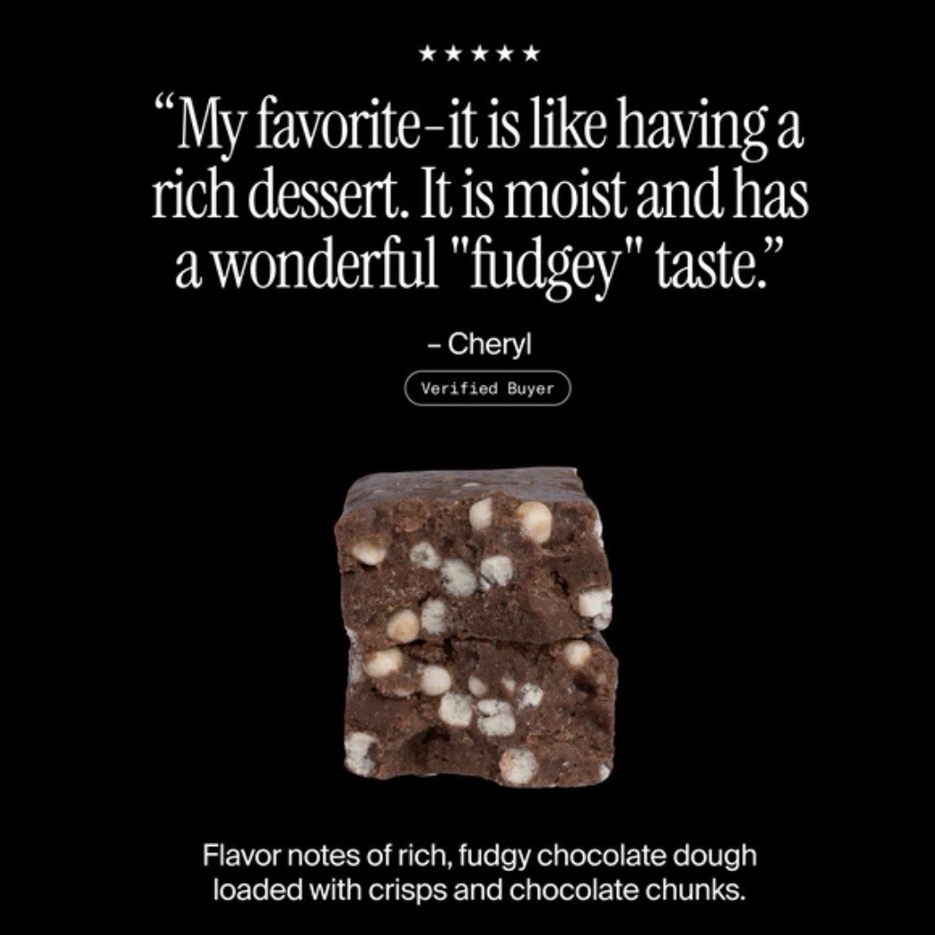 David Gold Fudge Brownie Protein Bar 28g Protein 150 Cal 0g Sugar Gluten Free