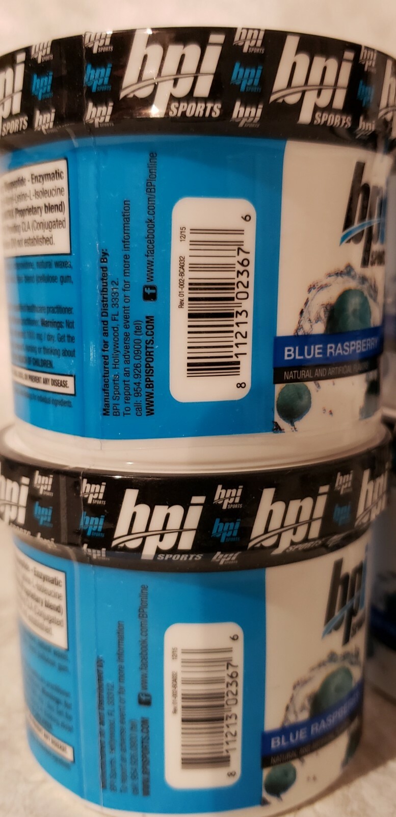 Qty 4 – BPI BEST BCAA – Blue Raspberry – 5 Servs EACH JAR – 20 Total – 5/2024