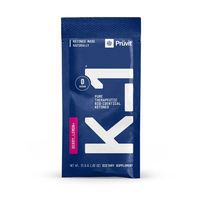 K1 Pruvit Ketones BERRY_BERRY + BERRY_LEMON Charged. 20PK