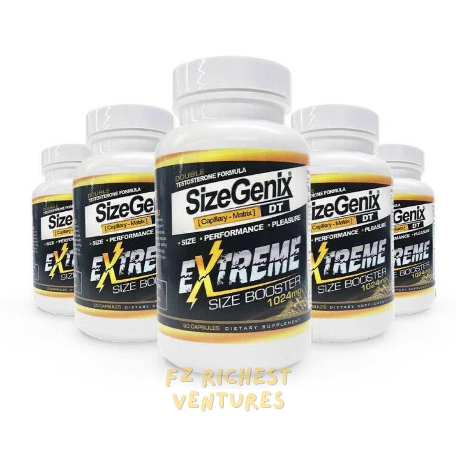 1x SizeGenix Men’s Health Supplement 1 Month Supply Boost Energy US Shipping New