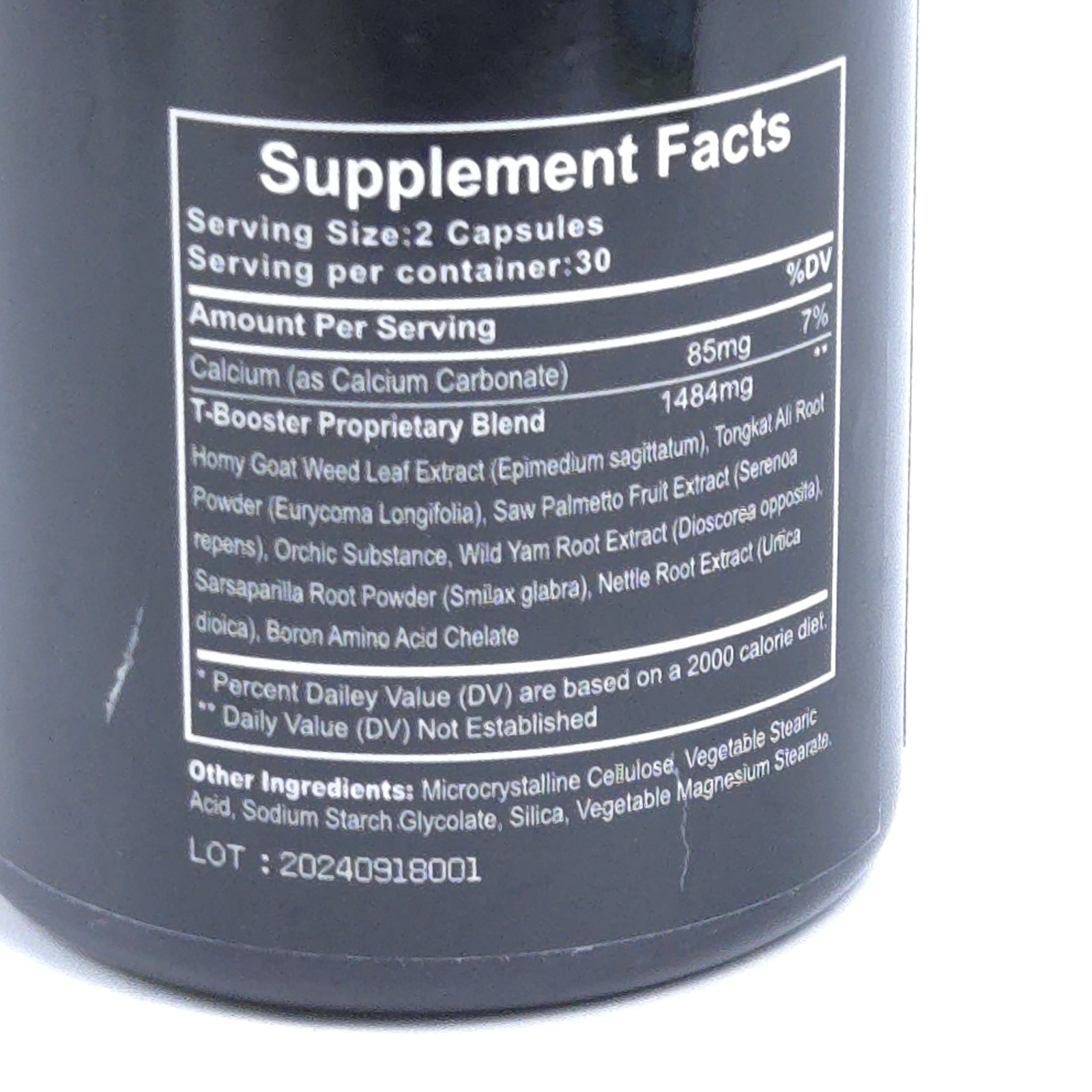 Testosterone Booster for Men, Male Enhancement Pills, Energy, Libido 60 Capsules
