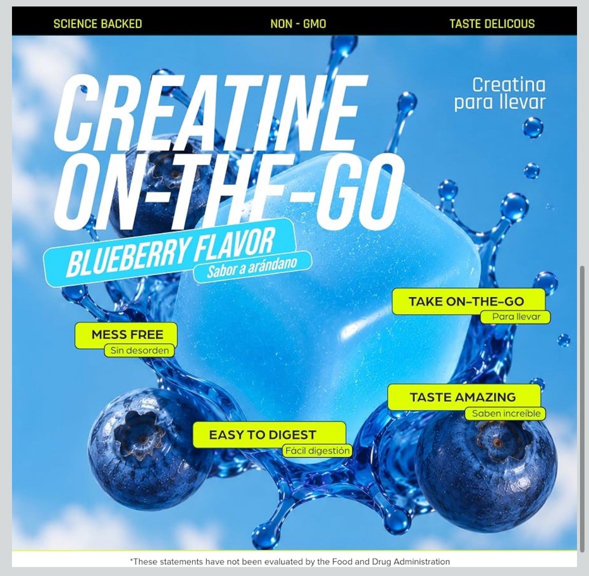 Thinbi Creatine Gummies 9020mg 5-in-1 5G Creatine Monohydrate B12 & L-Taurine