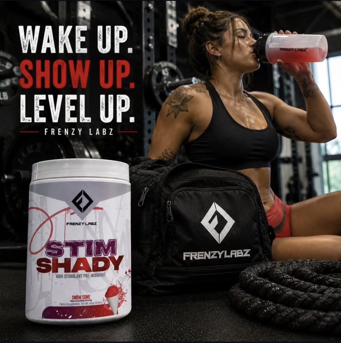 STIM SHADY Frenzy Labz High Stim Pre-Workout See Description below for Flavor