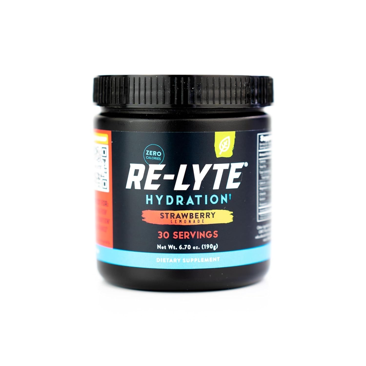 Lot of 12 REDMOND Re-Lyte Hydration, Strawberry Lemonade, 6.7 oz (190 g)