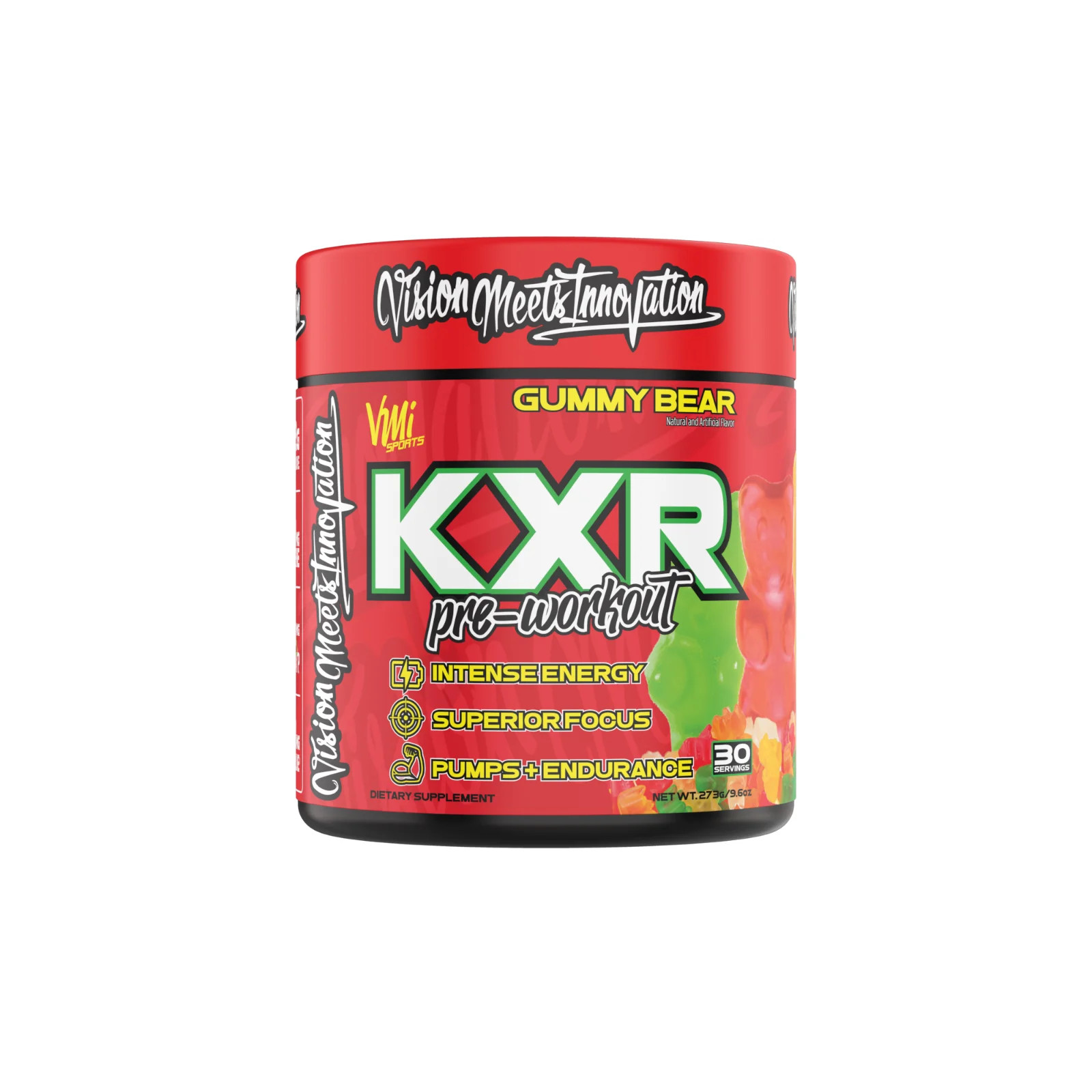 Preworkout KXR Gummy Bear 10.4 Oz