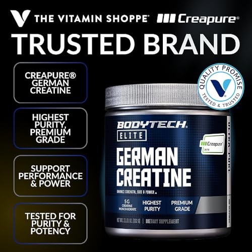 Creatine Monohydrate Powder 5g Unflavored Gluten Free 60 Servings