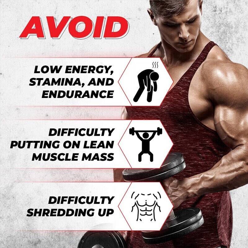 Male testosterone booster to promote muscle growth and increase muscle strength