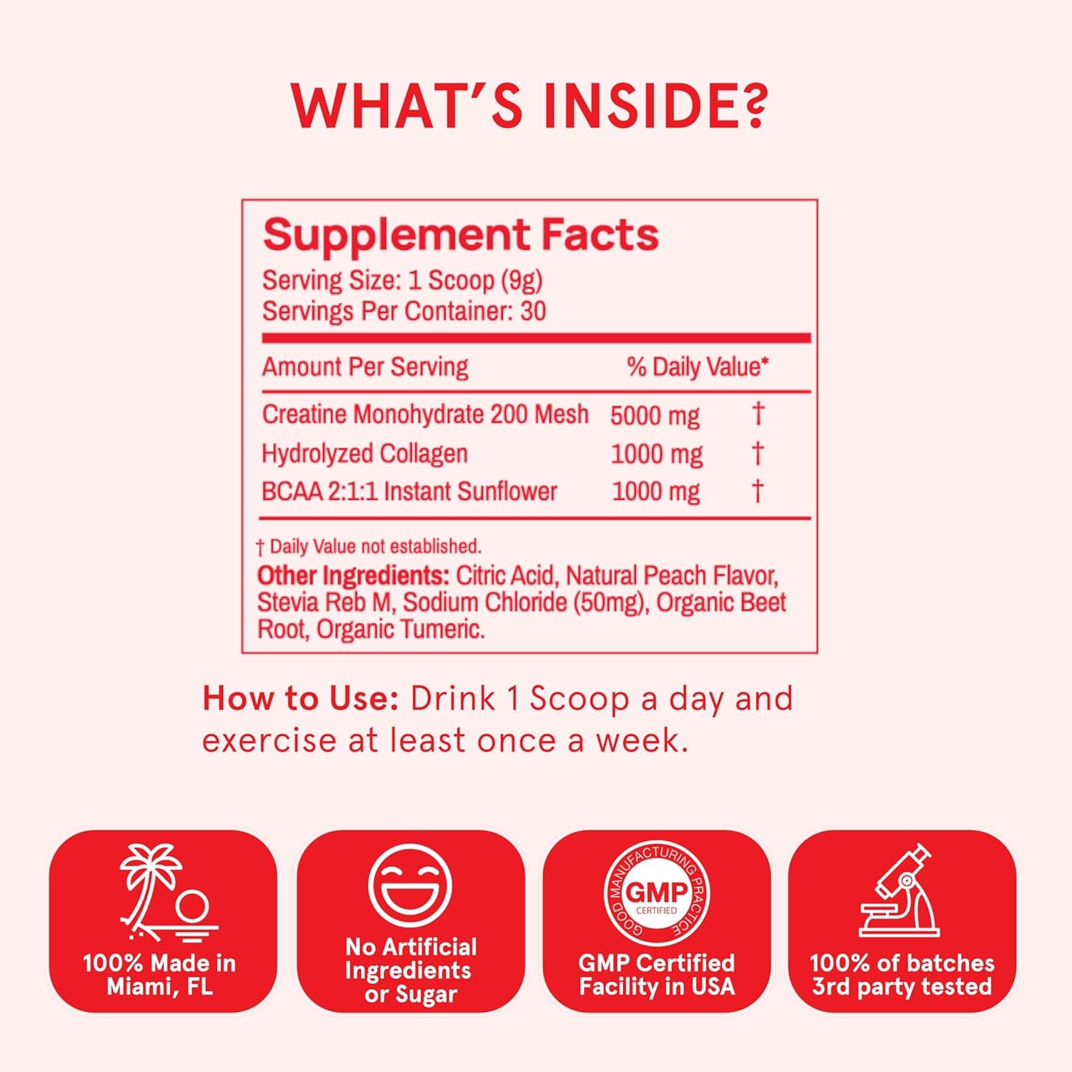 Creatine for Women – Micronized Creatine Monohydrate Powder with