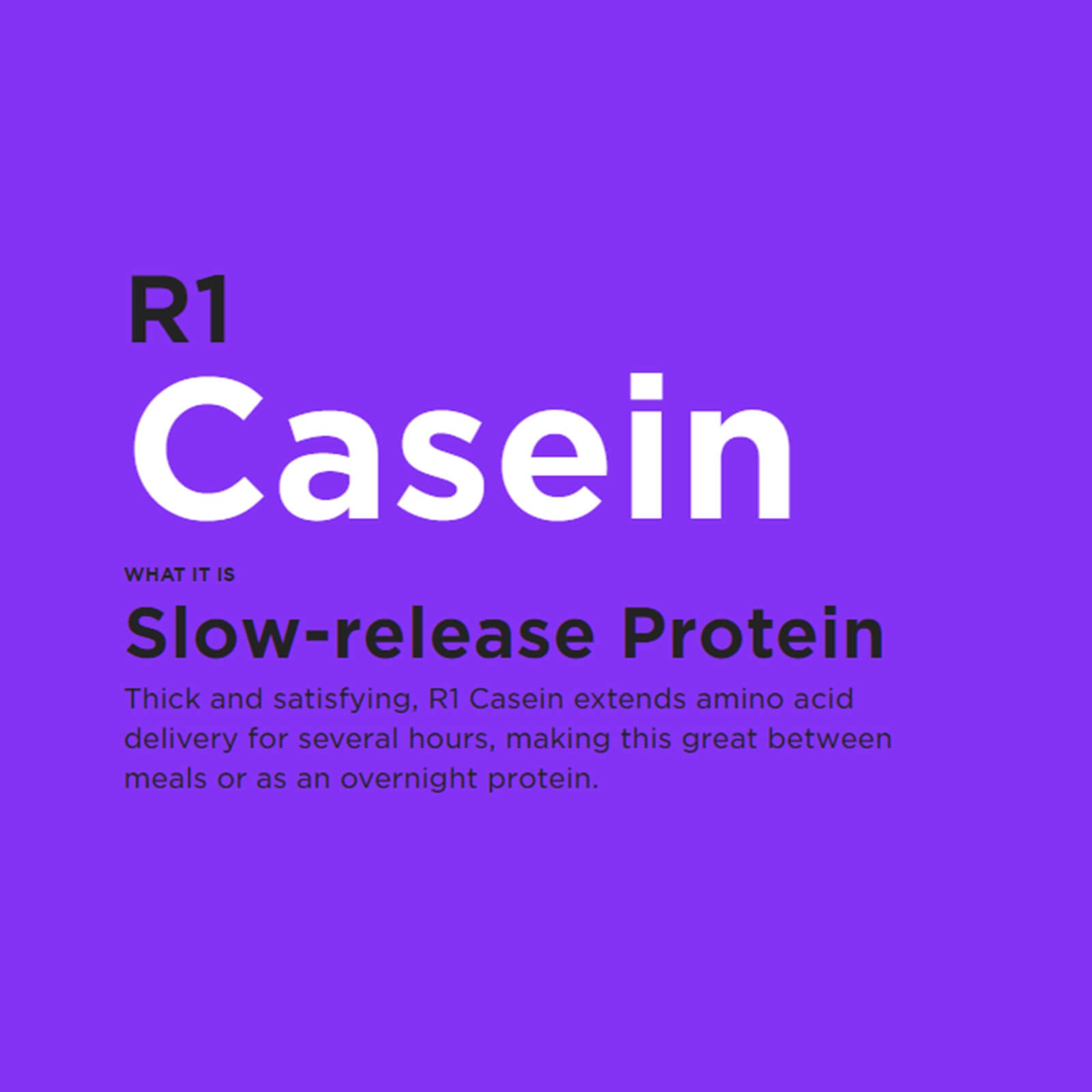 RULE 1 Casein 55 serv Strawberries Creme 100% Micellar Casein 4lb