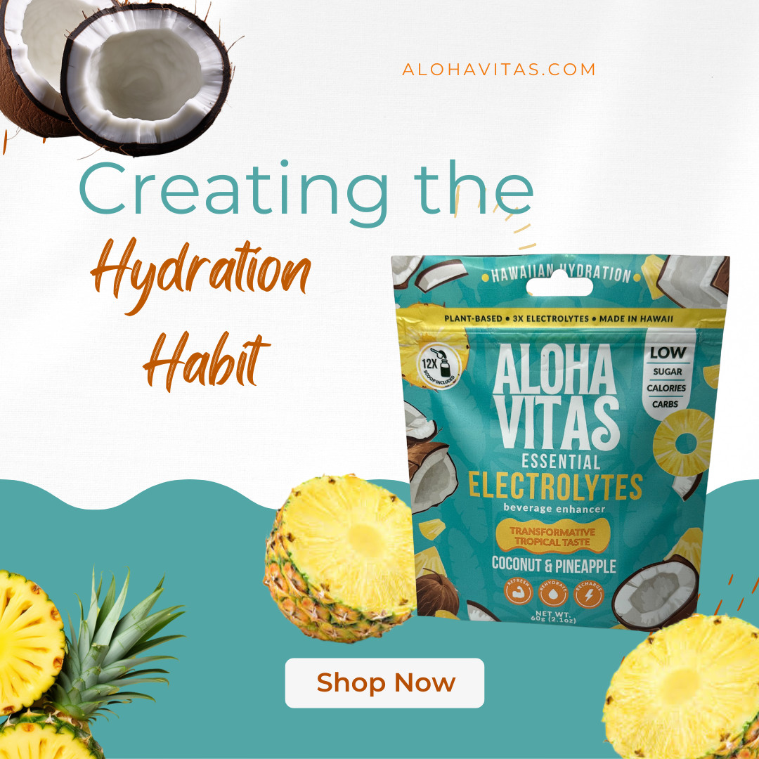 Aloha Vitas- Electrolyte Enhancer – Hawaiian Hydration Powder -Made in Hawaii