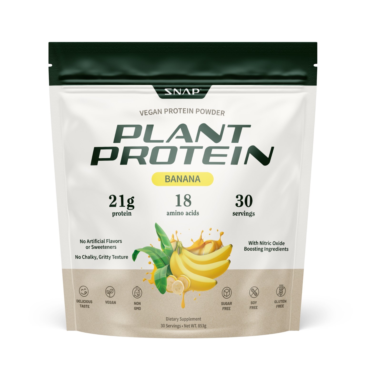 Vegan Organic Plant Protein Powder – SNAP Muscle Growth, Performance, & Recovery