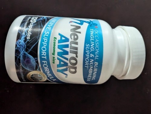 NeuropAWAY Nerve Support Supplement, R-Alpha Lipoic Acid 120 capsules