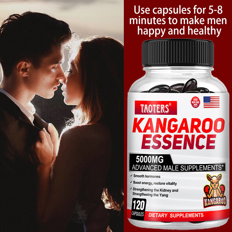 New Zealand Kangaroo Essence w/ Maca 120 Capsules Support Men’s Health – NEW