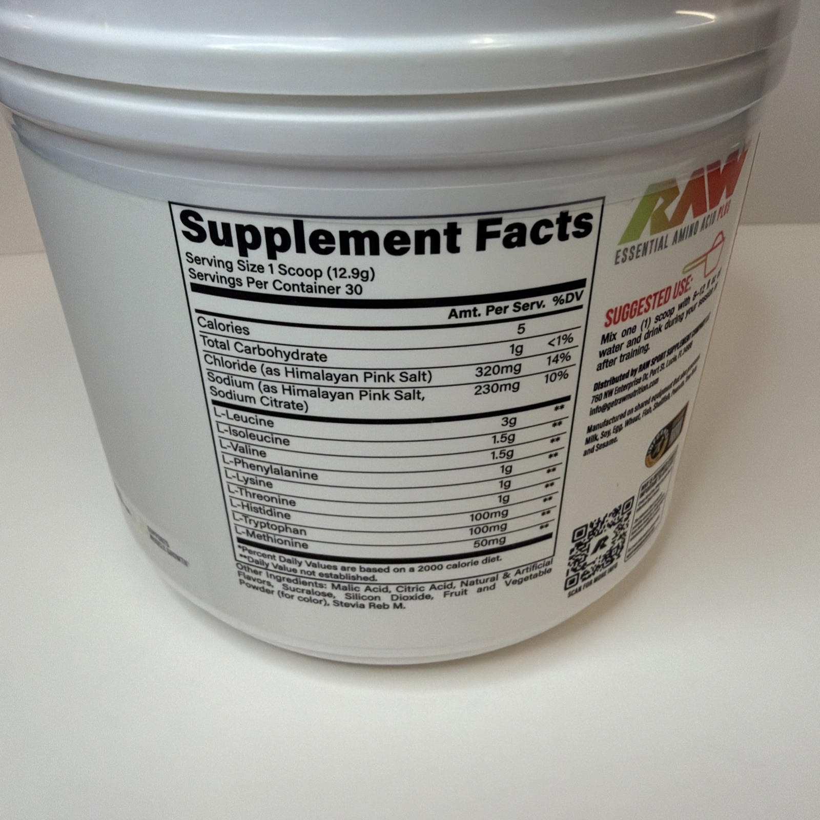 Raw Nutrition EAA Plus – Watermelon – Brand New – 30 Servings