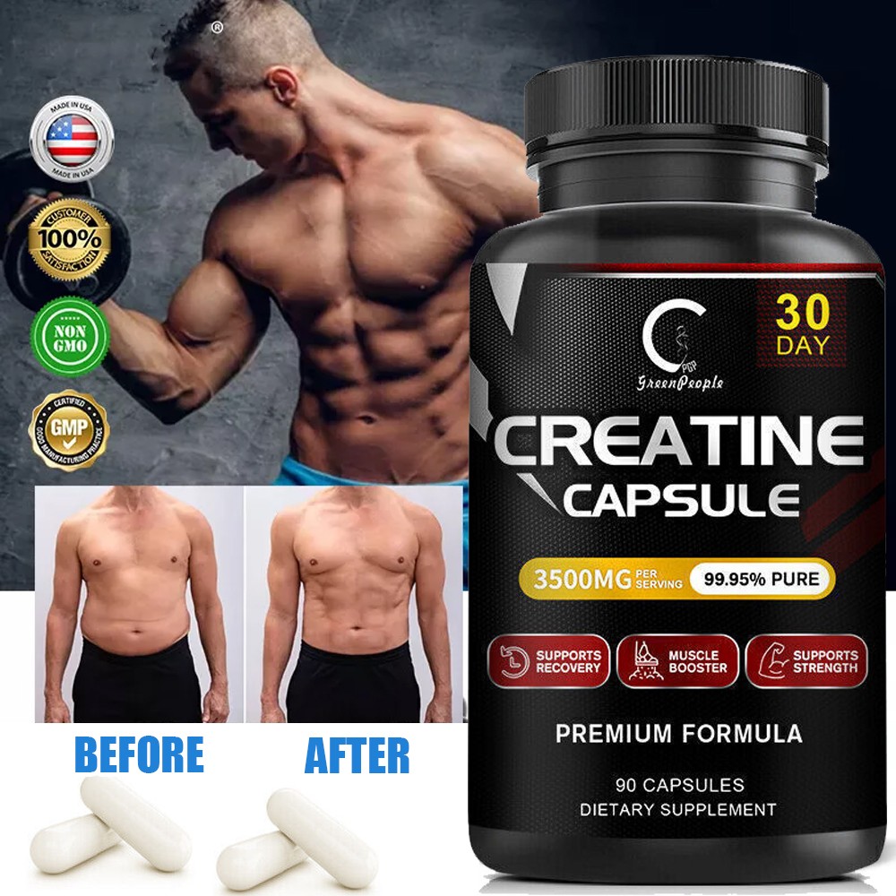 Creatine Monohydrate 450 Capsules – Muscle Explosion,Endurance/Energy,Fitness
