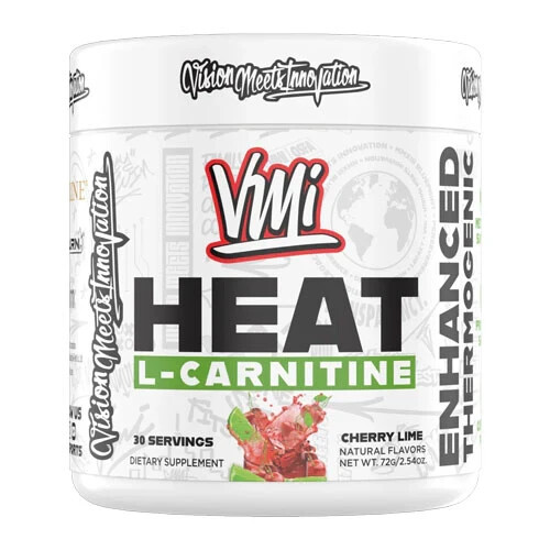 VMI Sports L-Carnitine Heat Powder 30 Servings Cherry Lime