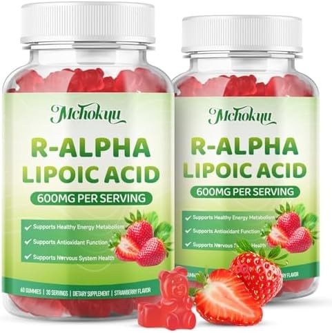 R Alpha Lipoic Acid Gummies, Stabilized R-Alpha Lipoic Acid, ALA Supplement for