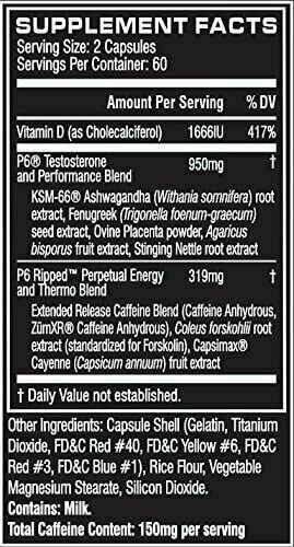 Cellucor P6 Red Original – P6 Ultimate Black – P6 Orange Ripped – P6 Ultra