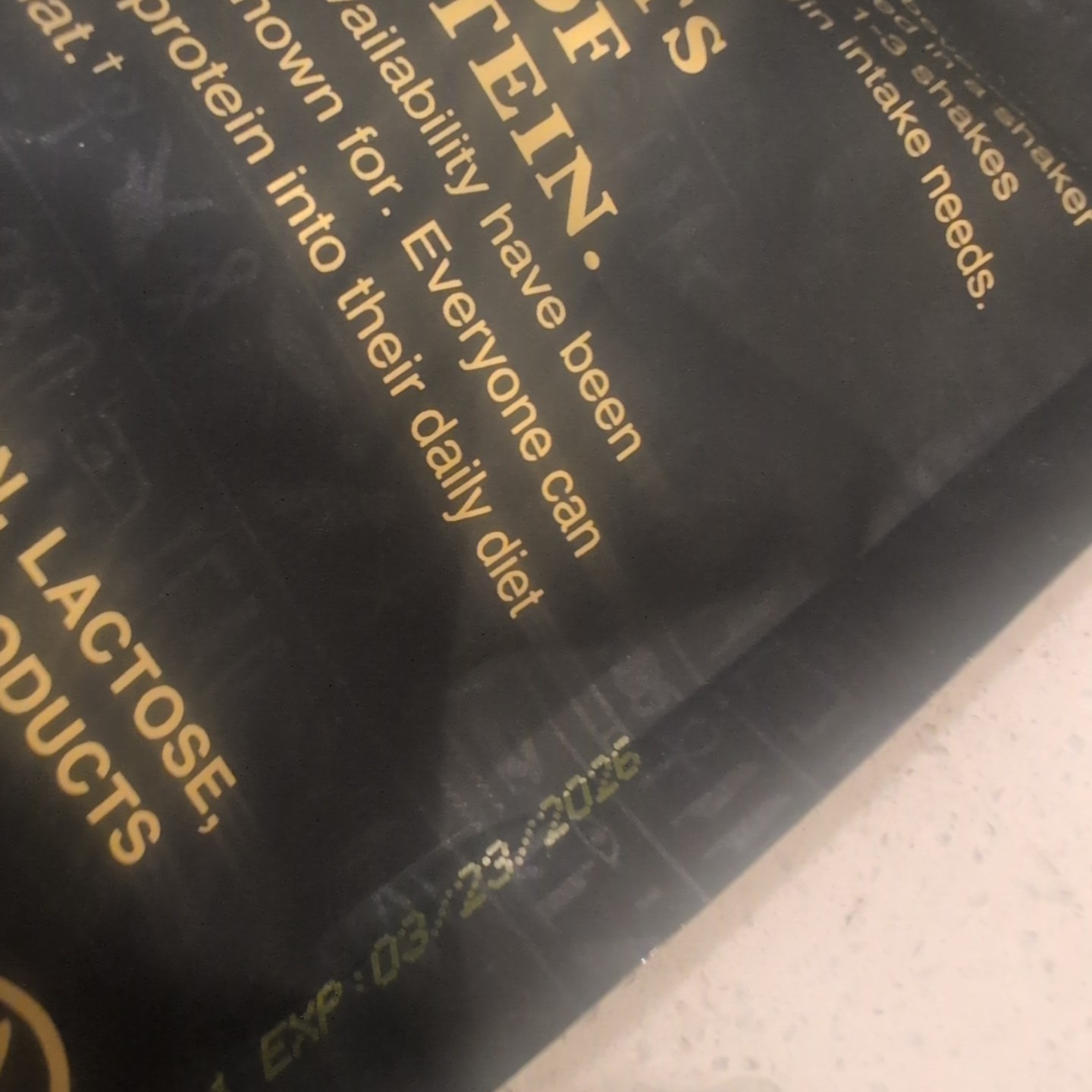 Ambrosia Collective Melted Chocolate Plant Protein Powder-Best By 03/2026