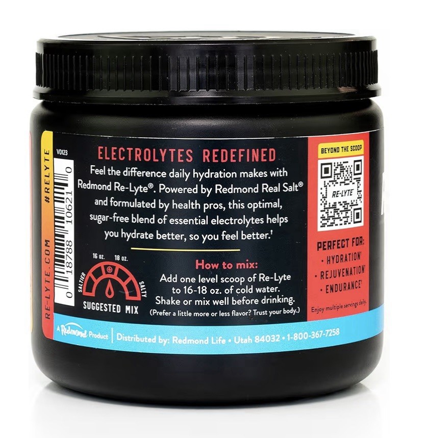 REDMOND Re-Lyte Hydration Electrolyte Mix Strawberry Lemonade 13.4oz BB: 07/2030
