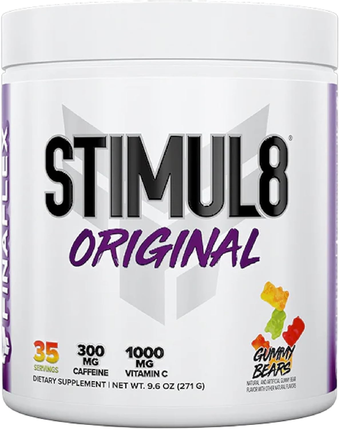 Finaflex Stimul8 Super Pre-Workout Gummy Bears 271 g / 9.6 oz Each (Pack of 3)