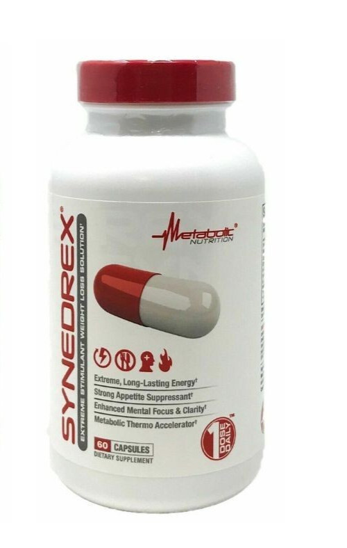 METABOLIC NUTRITION SYNEDREX Extreme Stimulant Weight Loss 60 Caps DISCONTINUED
