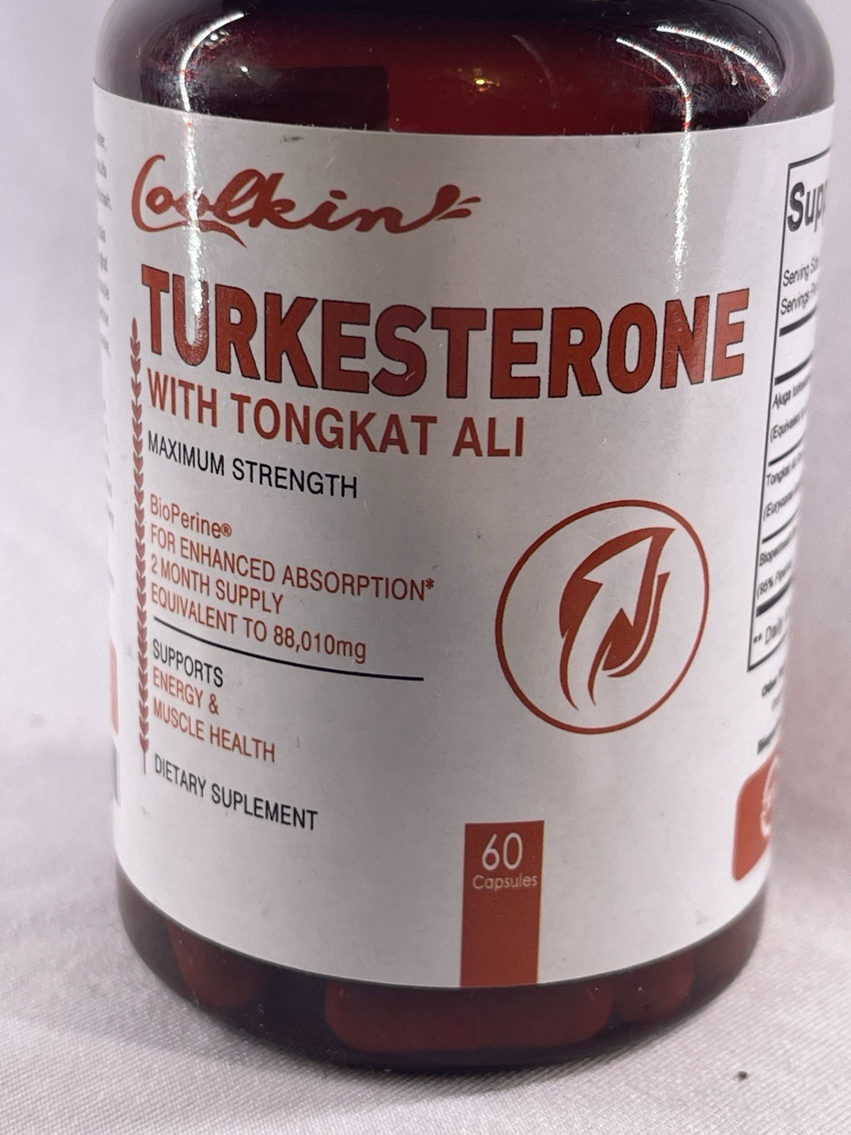Coolkin Turkesterone 60 Caps Energy Muscle Health Exp 10/26