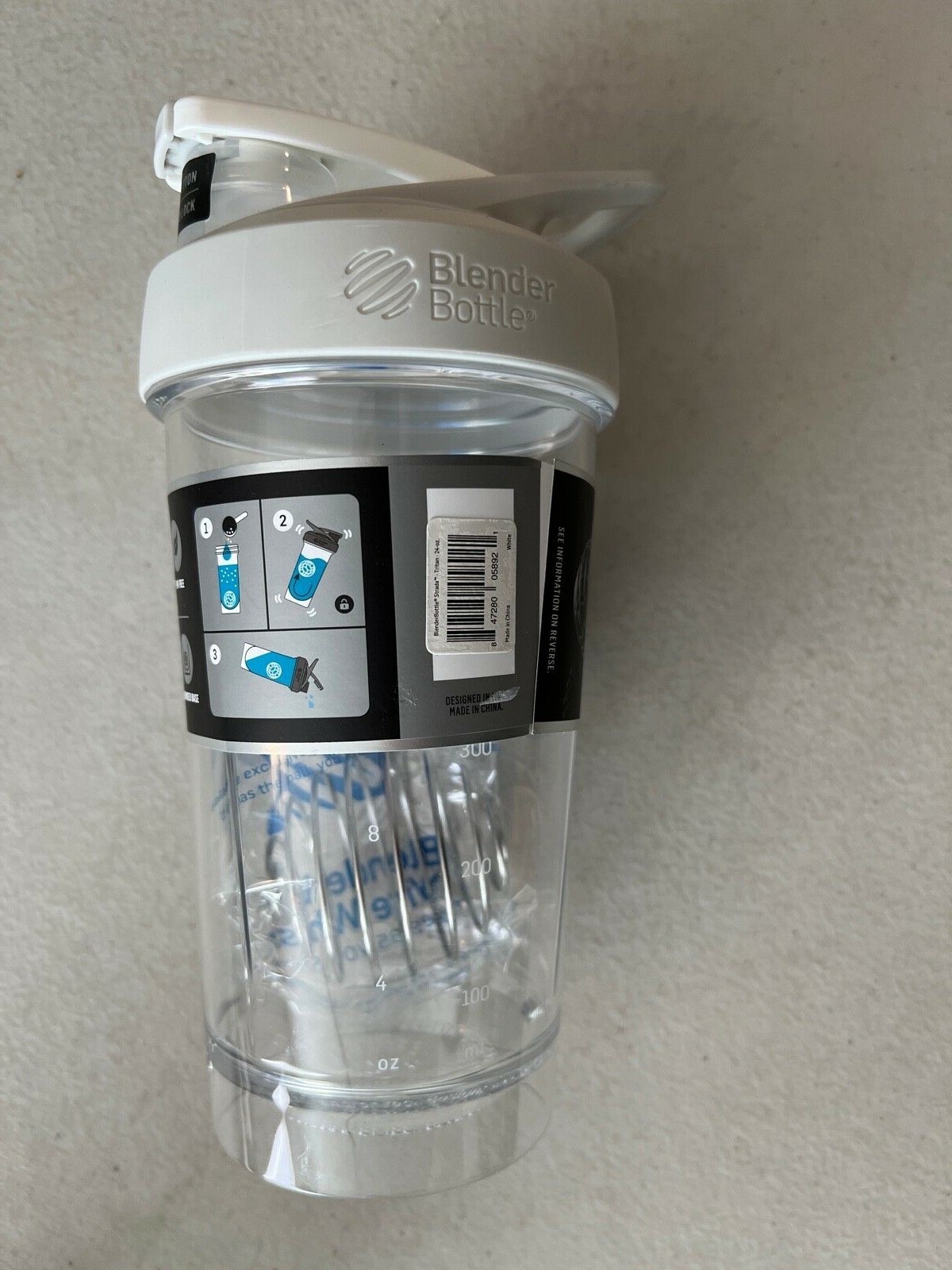 Blender Bottle Strada 24 oz. Insulated Shaker Cup with Loop Top