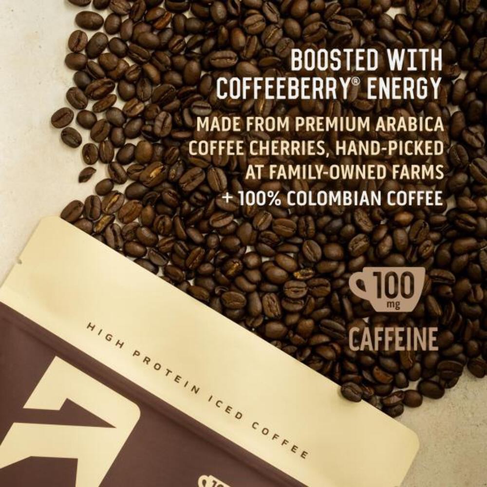 1/27 Ascent Iced Coffee Protein Powder – High Protein Coffee Powder, 20 g Protei