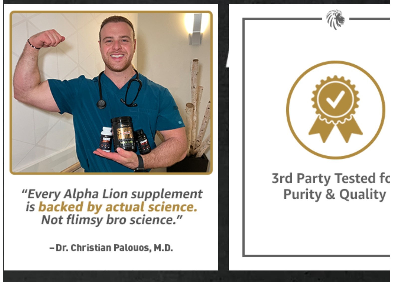 Alpha-Lion GAINS CANDY Fat loss CALORIBURN 60 Capsules ( 30 Serv ) BEST BY 11/26