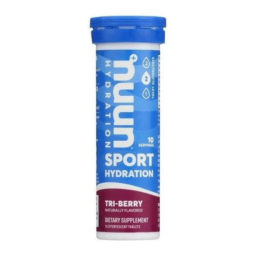 Nuun, Sport Hydration Single Tube Tri-Berry, 10 Tabs (Case Of 8)