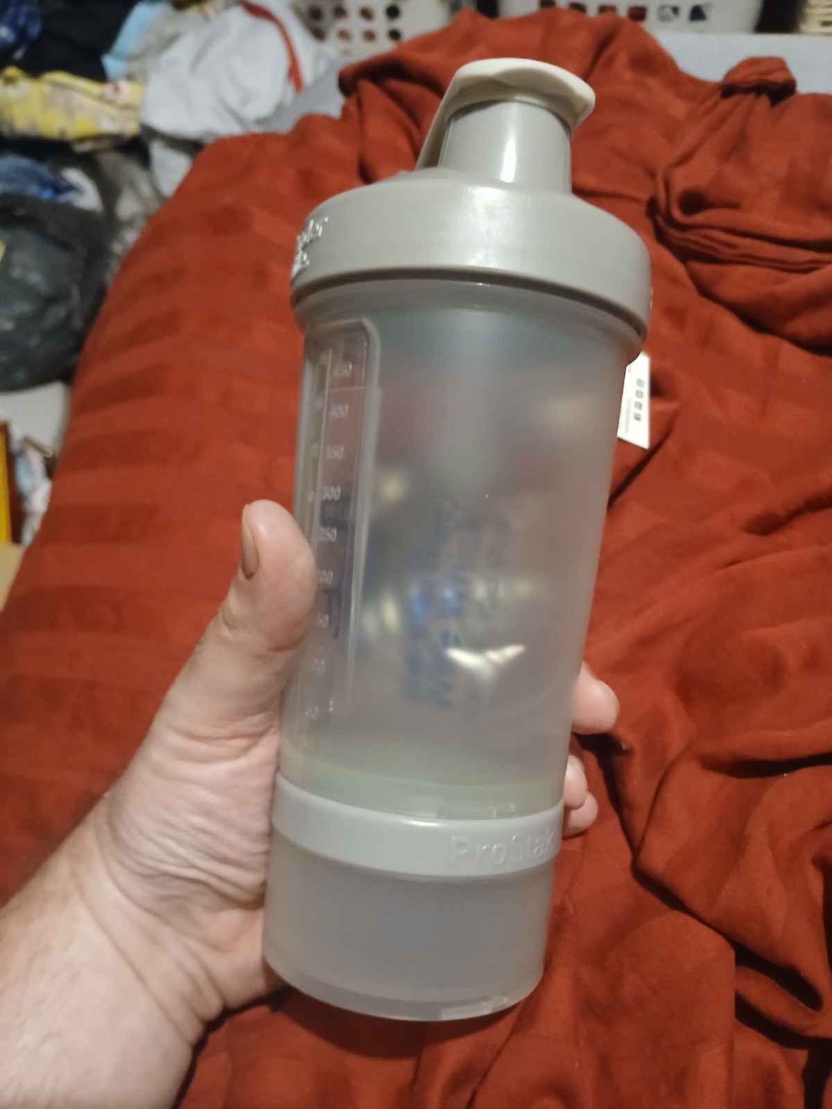 16 oz Blender Bottle Sport w/ Twist n Lock Pro Stack Storage System