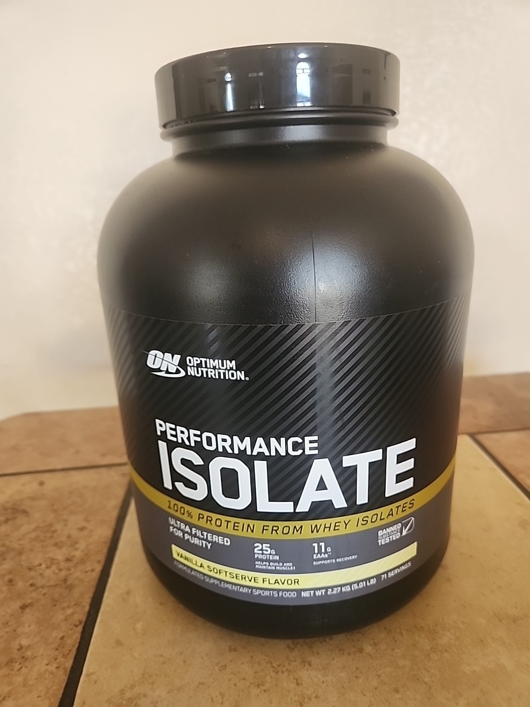 Optimu Nutrition Performance Isolate Vanilla Softserve 5 Lb