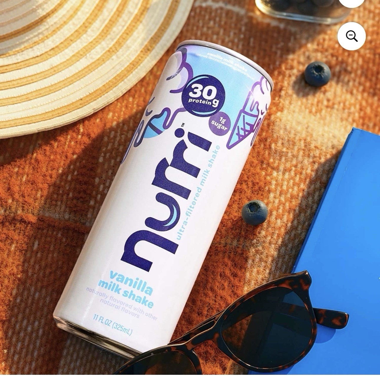 nurri Ultra-Filtered Vanilla Milk Shake 30g Protein Lactose-Free 12pk 11oz