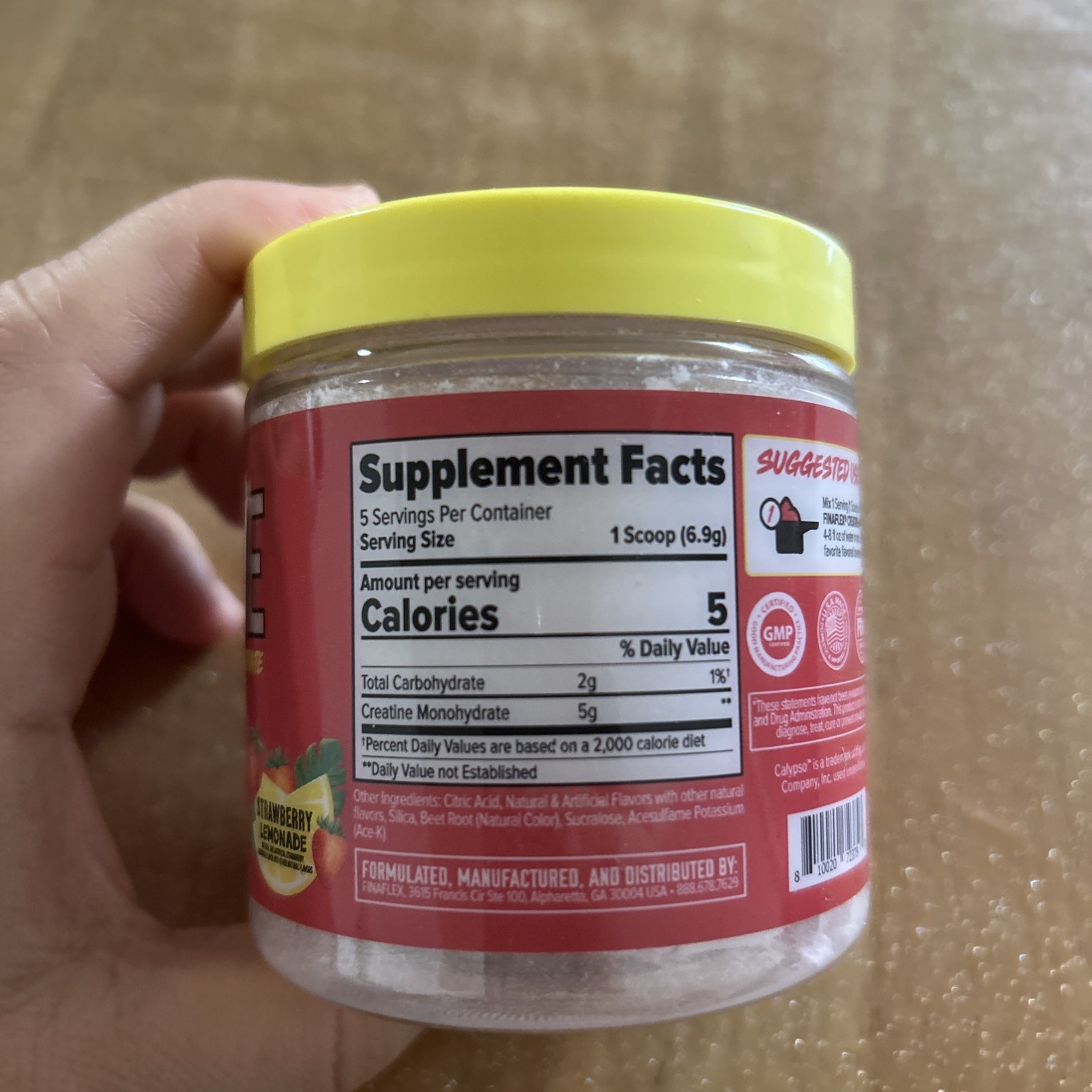 FINAFLEX Micronized Creatine Monohydrate CALYPSO COLLAB, Choose Flavor 5 Serving