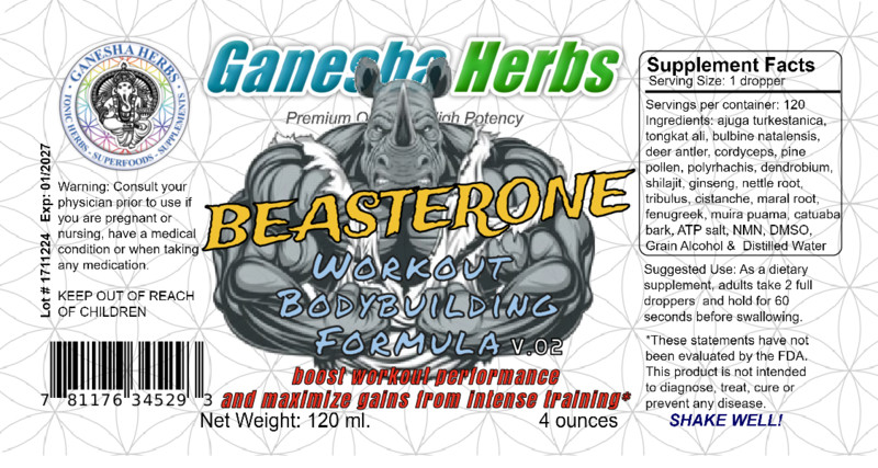 BODYBUILDING MUSCLE GROWTH FITNESS TESTOSTERON ANABOLIC WORKOUT FORMULA 4 ounces