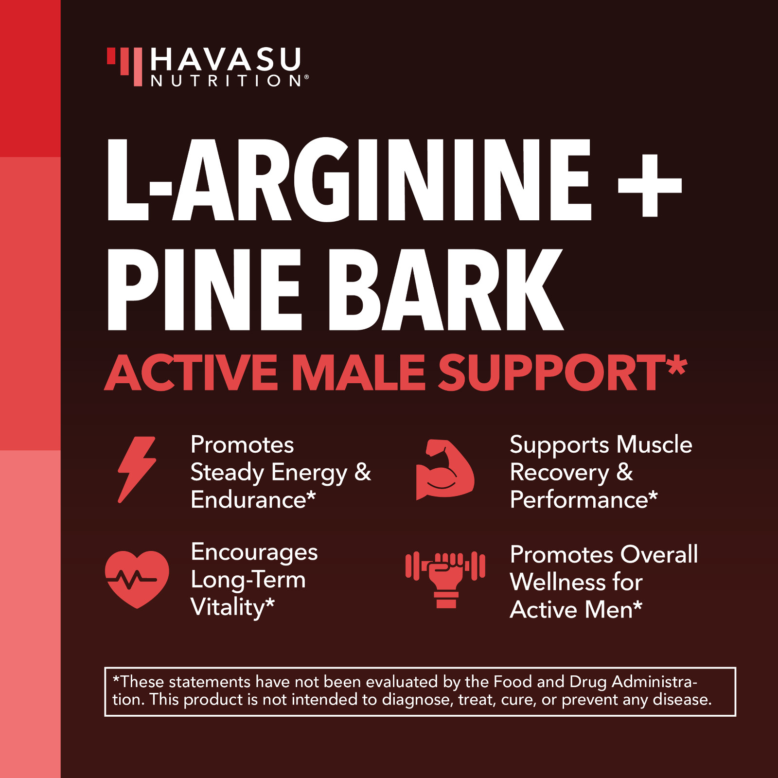 L Arginine French Pine Bark 1800mg L-Arginine Pills for Men Boost Circulation 90