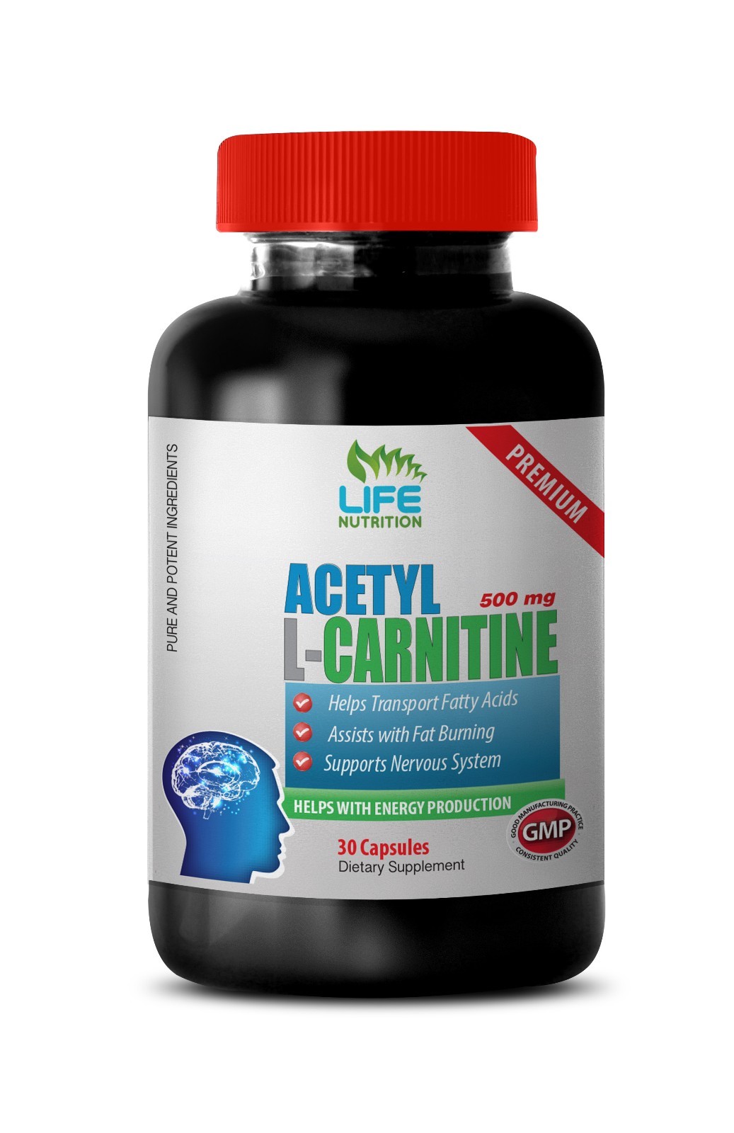 L-Carnitine 3000 – Acetyl L-Carnitine 500mg – Fat Burner For Men 1B
