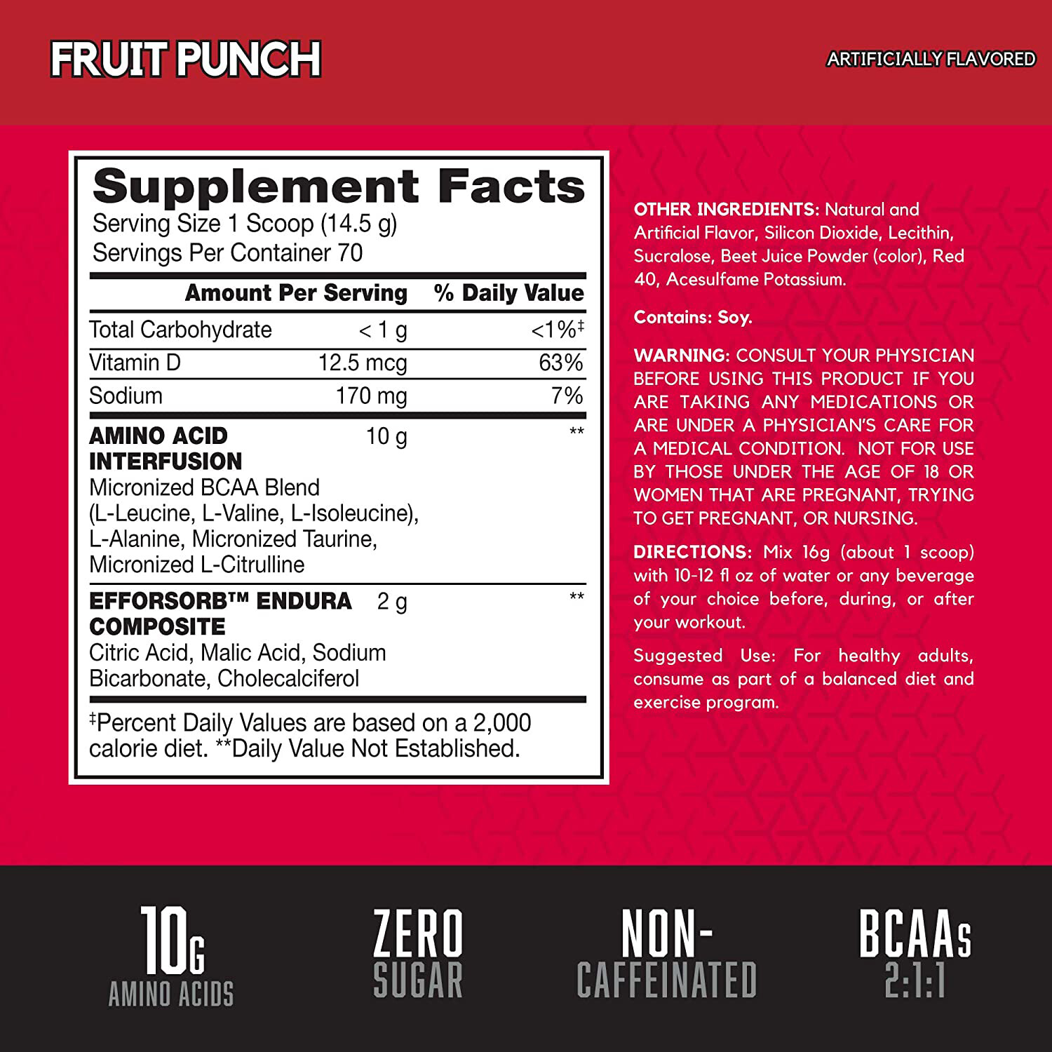 BSN AMINO X FRUIT PUNCH 2.24LB