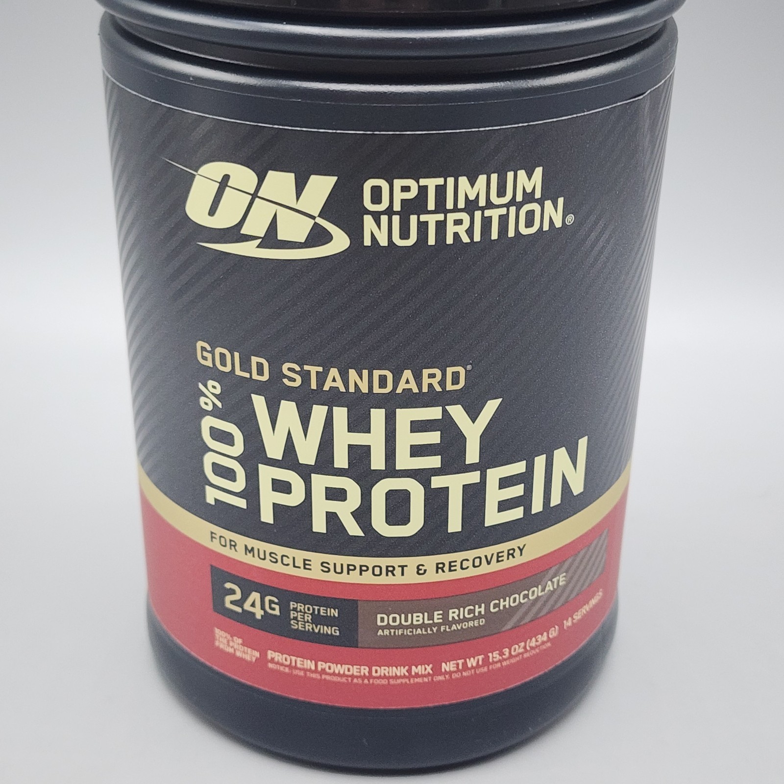 Gold Standard 100% Whey Protein Powder, Double Rich Chocolate, 1 Pound Pack of 1